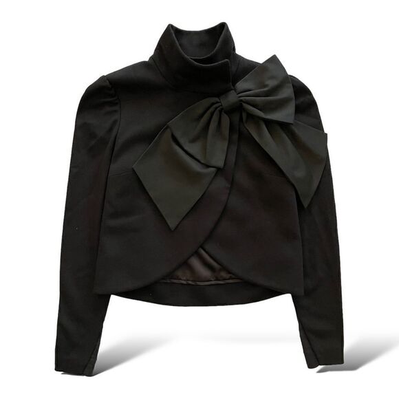 Alice + Olivia Black Bolero with Stunning Bow Accent
|SIZE: XS| - Picture 8 of 14
